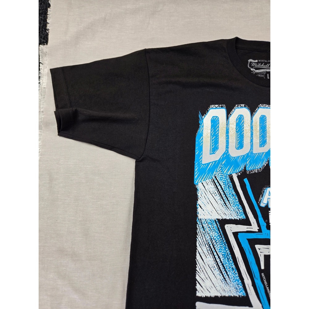 Mitchell & Ness Los Angeles Dodgers Cooperstown Collection Black T-Shirt Mens L - Picture 6 of 10